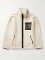 White fleece jacket from Yves Salomon