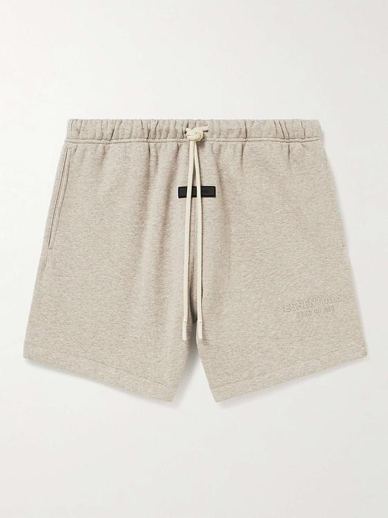 Beige sweatshorts from Fear Of God Essentials