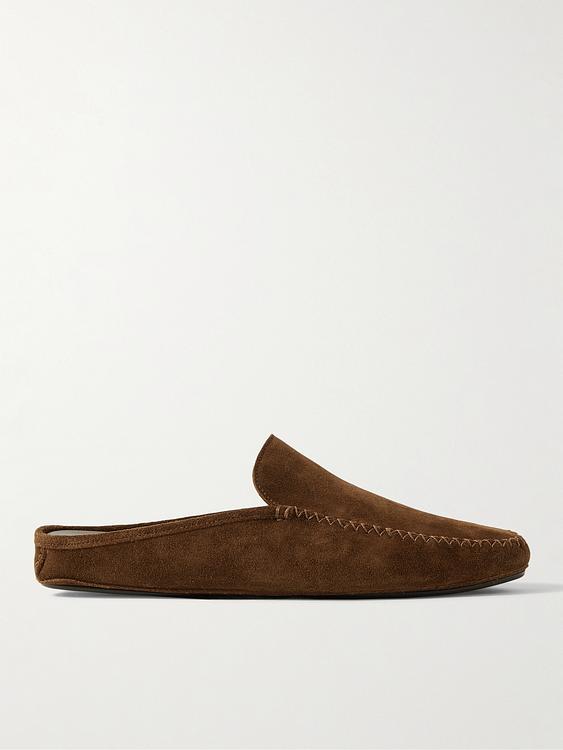 Dark brown loafers from Manolo Blahnik