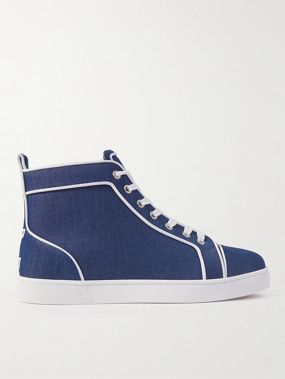 Dark blue sneakers from Christian Louboutin