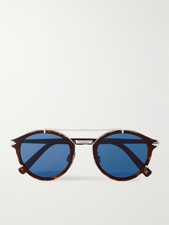Dark brown round frame sunglasses from Dior Eyewear