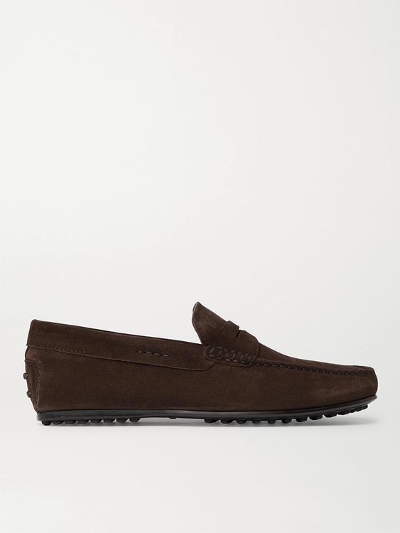 Dark brown loafers from Tod's