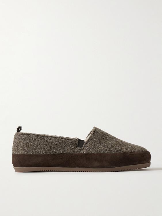 Dark brown loafers from Mulo