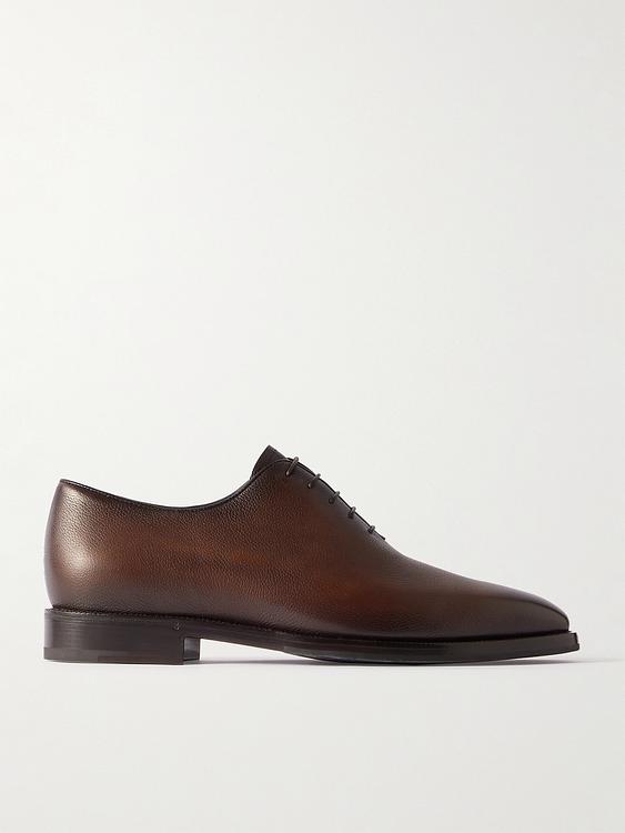 Dark brown oxford shoes from Berluti