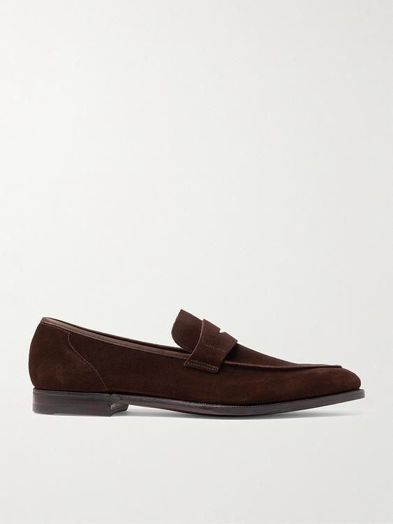 Dark brown loafers from George Cleverley