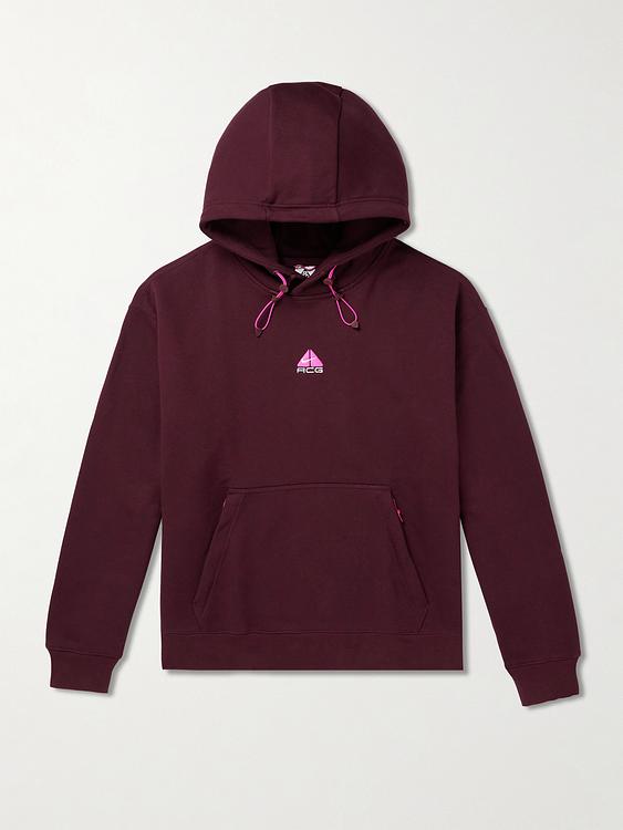 Dark red hooded sweatshirt from Nike