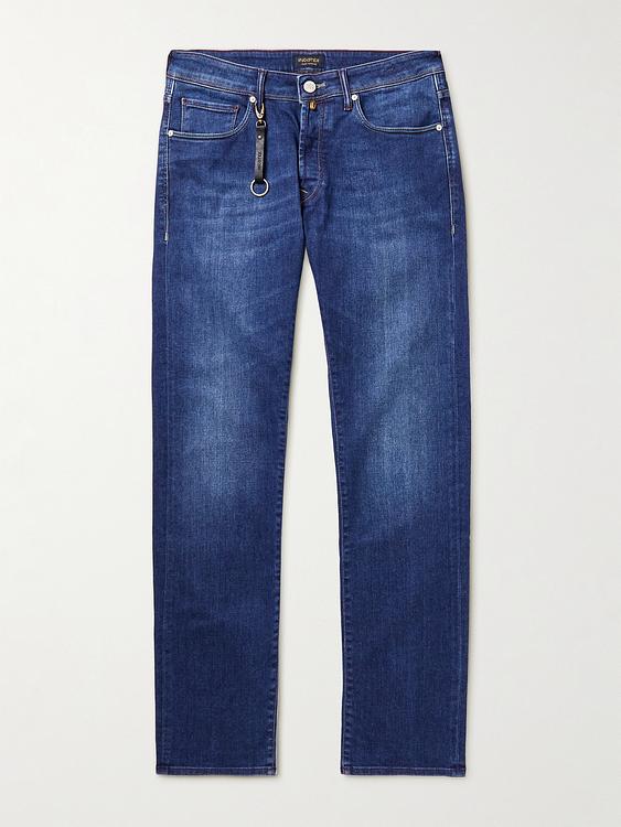Dark blue jeans from Incotex