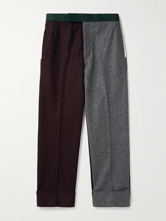 Dark grey casual trousers from Thom Browne
