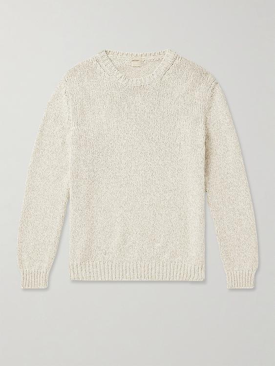 White sweater from Massimo Alba