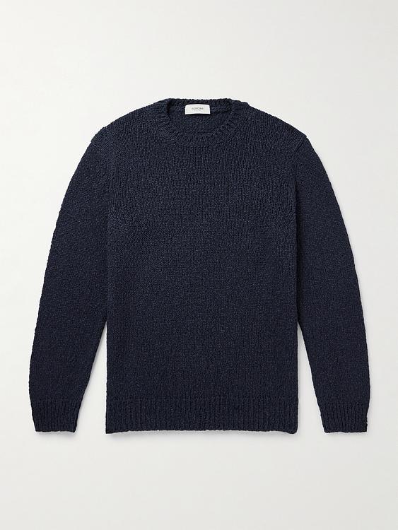 Dark blue sweater from Agnona