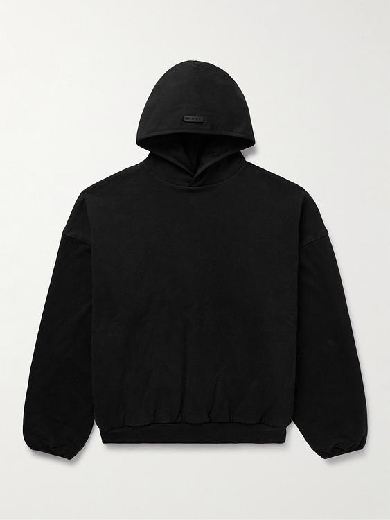 Black hooded sweatshirt from Fear Of God