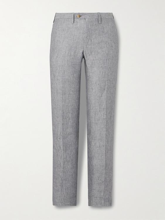 Grey formal trousers from Kiton