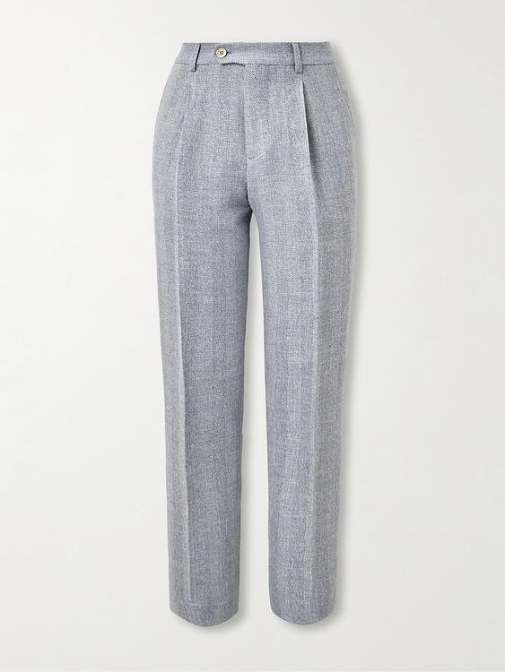 Grey formal trousers from Brunello Cucinelli