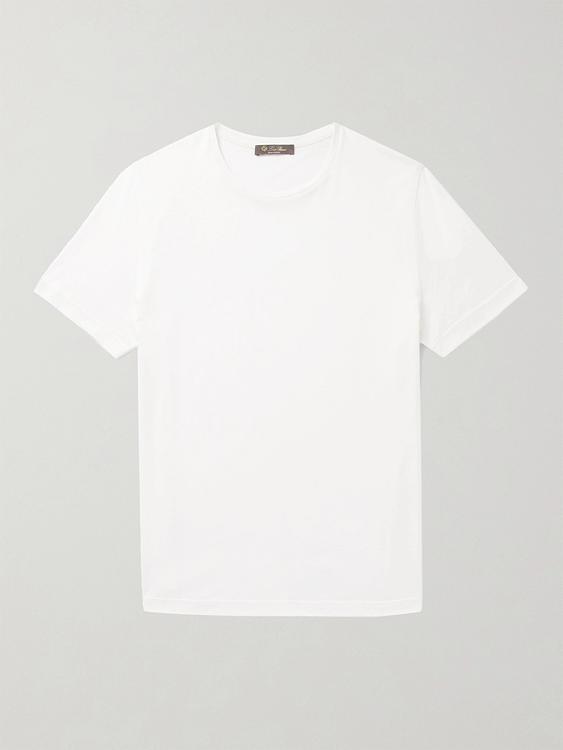 White t-shirt from Loro Piana