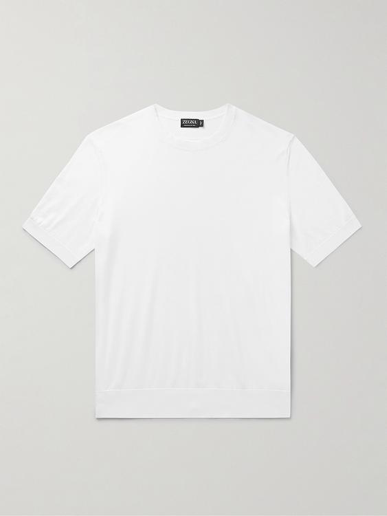 White t-shirt from Zegna