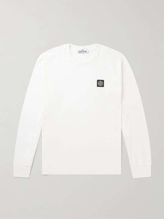 White t-shirt from Stone Island