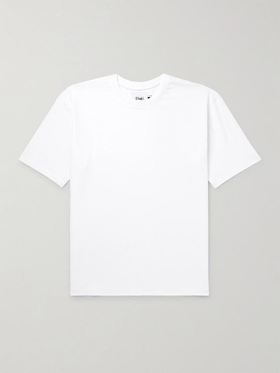 White t-shirt from Drake's