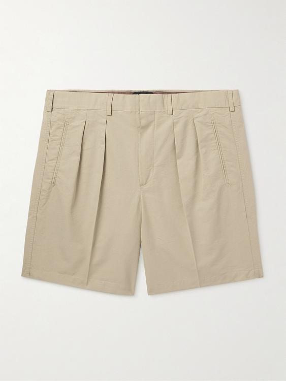 Beige chino shorts from Tom Ford
