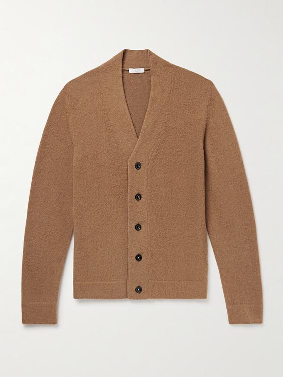 Brown cardigan from Boglioli