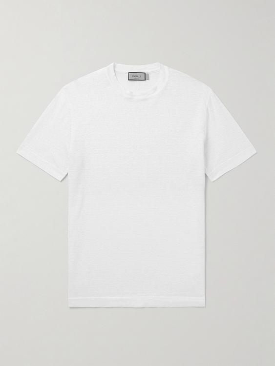 White t-shirt from Canali