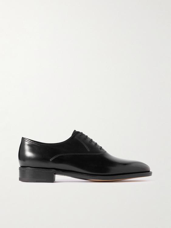 Black oxford shoes from John Lobb