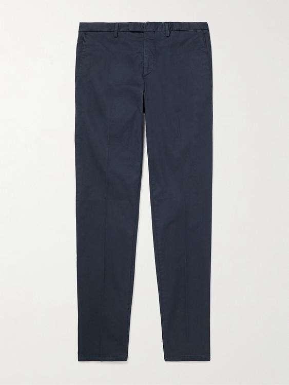 Dark grey chinos from Boglioli