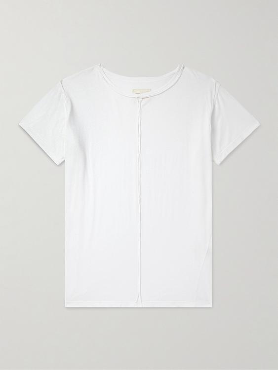 White t-shirt from Greg Lauren