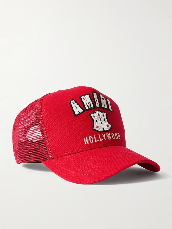 Print red cap from Amiri