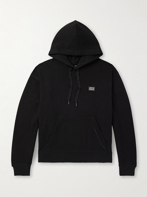 Black hooded sweatshirt from Dolce&Gabbana