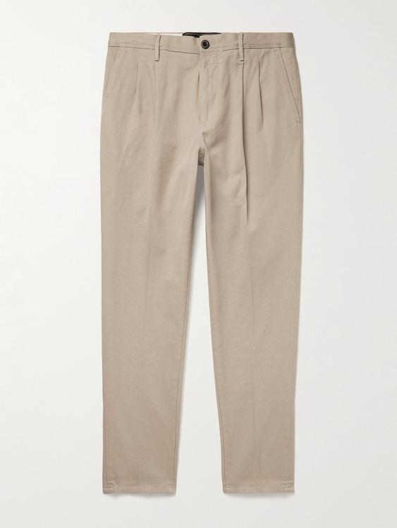Taupe chinos from Incotex