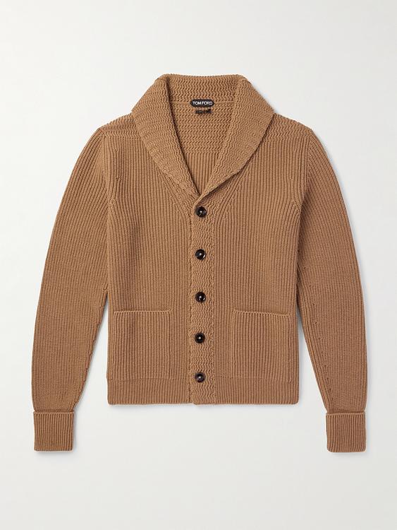 Brown cardigan from Tom Ford