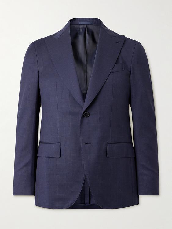 Dark blue suit jacket from Caruso