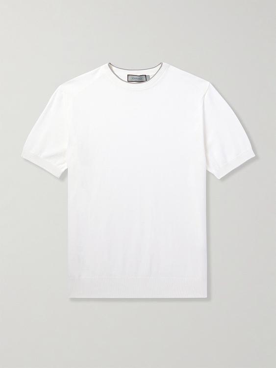 White t-shirt from Canali