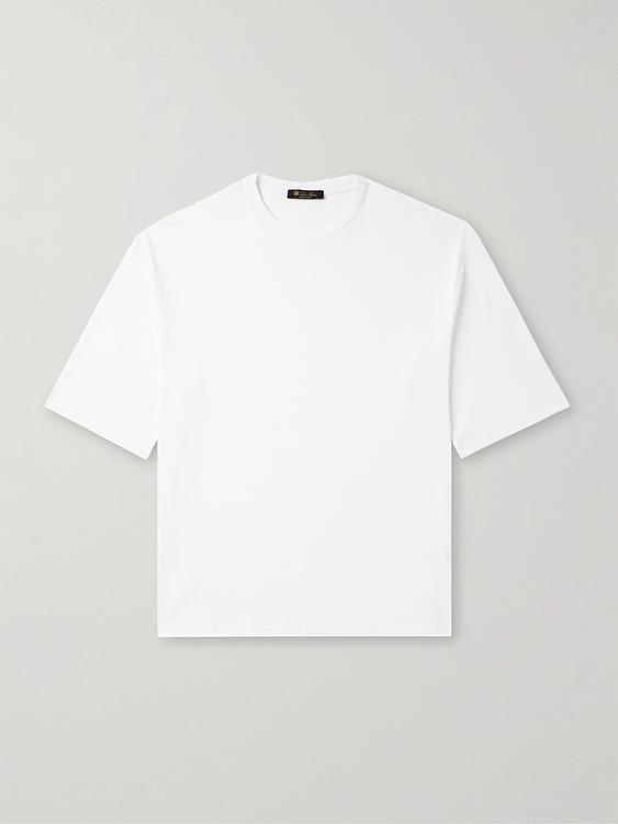 White t-shirt from Loro Piana