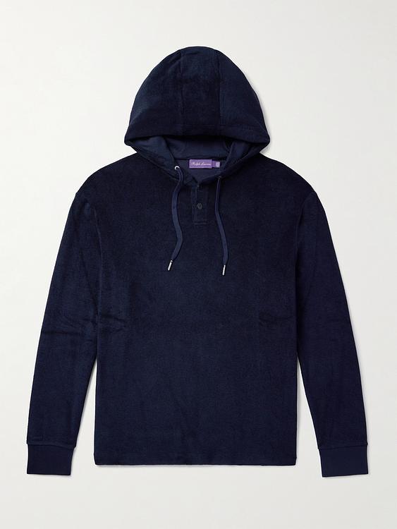 Dark blue hooded sweatshirt from Ralph Lauren Purple Label