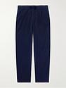 Dark blue drawstring trousers from Hartford