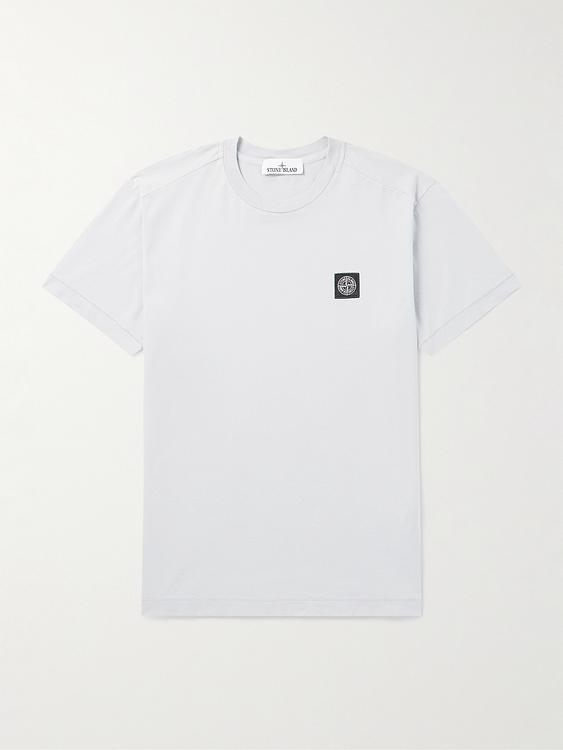 White t-shirt from Stone Island