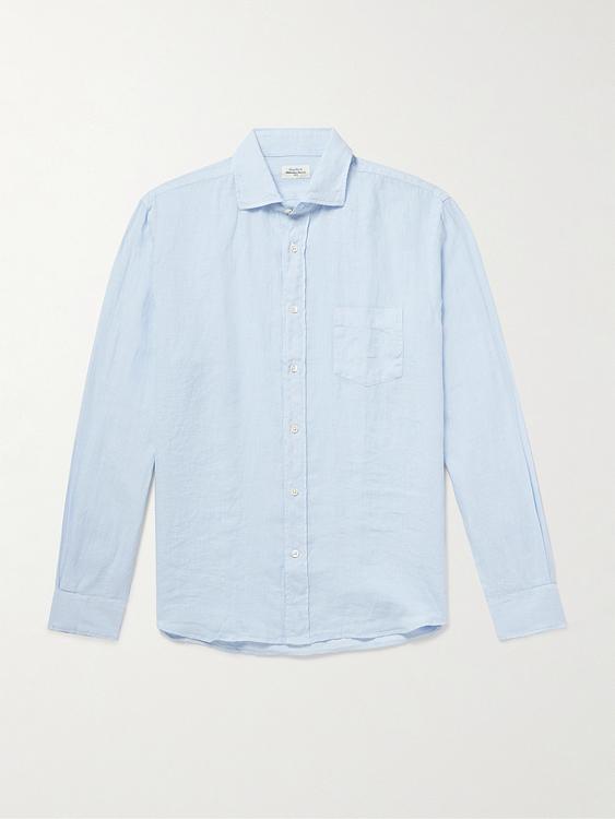 Light blue linen shirt from Hartford