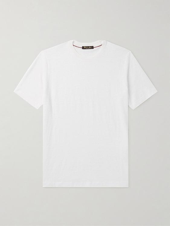 White t-shirt from Loro Piana