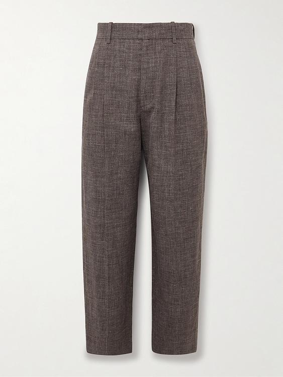 Dark brown formal trousers from The Row