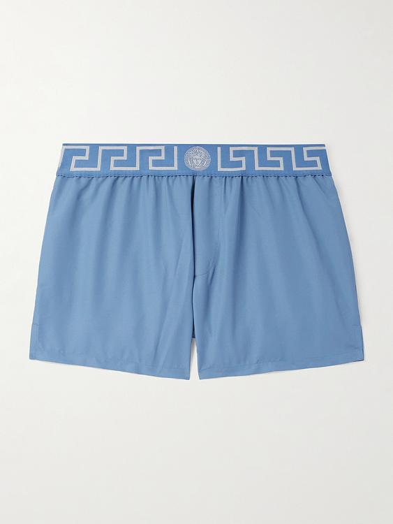 Blue boxer shorts from Versace