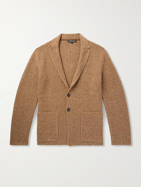 Brown cardigan from Loro Piana