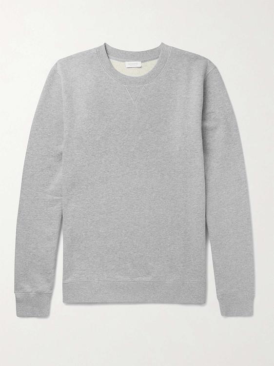 Grey sweatshirt from Sunspel