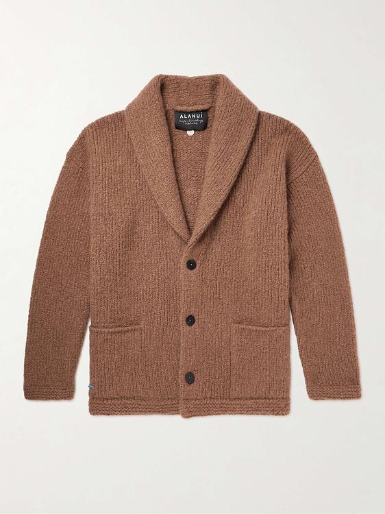 Brown cardigan from Alanui