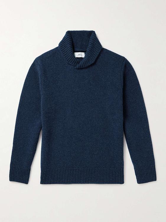 Dark blue turtleneck from Mr P.