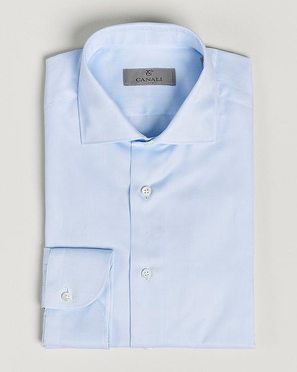 Light blue business shirt from Canali