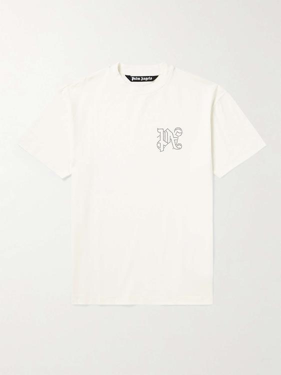 White t-shirt from Palm Angels