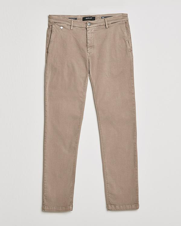 Taupe chinos from Replay