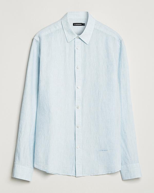 White linen shirt from J.Lindeberg