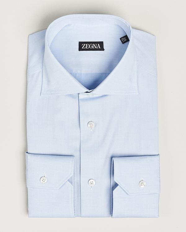 Light blue business shirt from Zegna